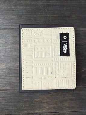Nixon x Star Wars Cream and Black Embossed Bi-Fold Wallet